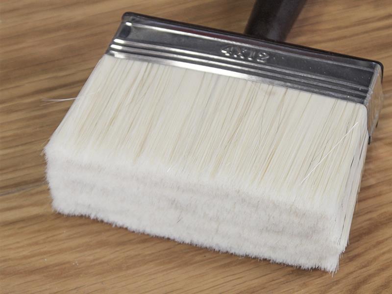 Faithfull Woodcare Shed & Fence Brush 120mm (4.3/4in) FAIPBWCARE