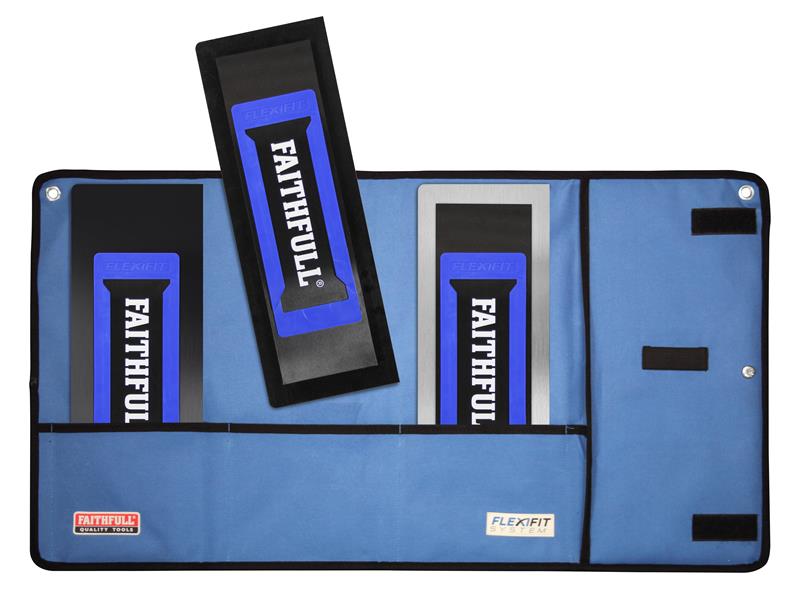 Faithfull Flexi Trowel Tool Roll Fits 3 Flexi Blades 400mm 16in FAIPFLEXROLL