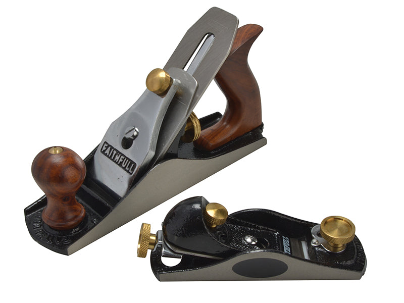 Faithfull No.4 Plane & No.60 1/2 Plane in Canvas Carry Bags FAIPLANE4AVB