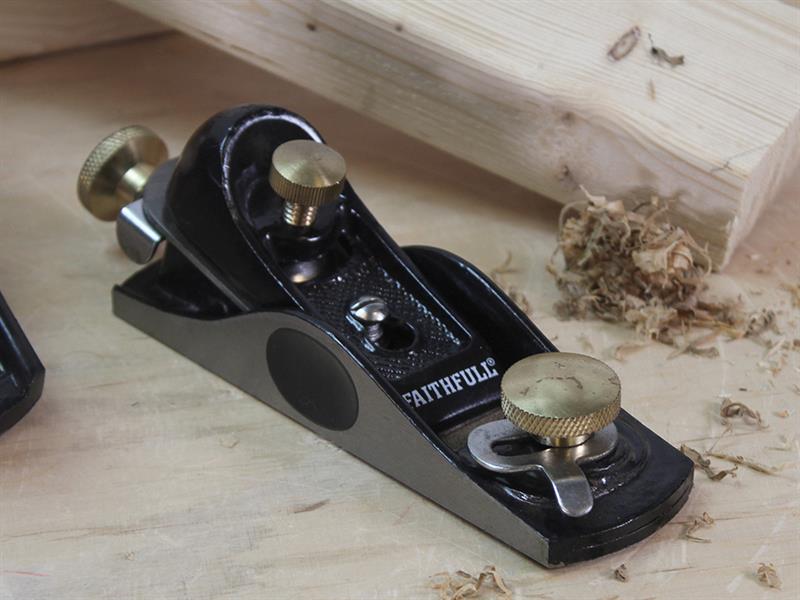 Faithfull No.4 Plane & No.60 1/2 Plane in Wooden Box FAIPLANE4AV
