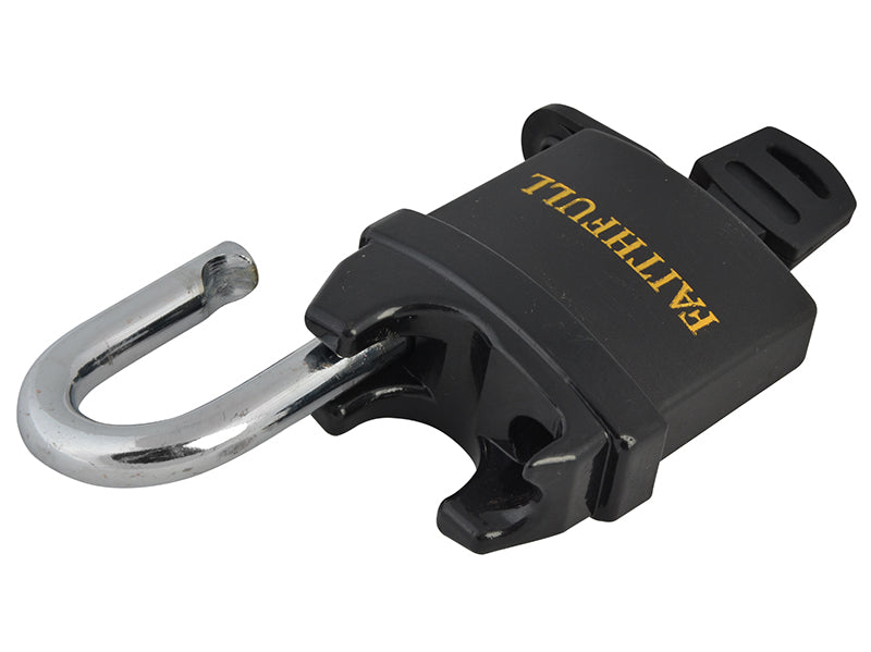 Faithfull PVC Coated Brass Padlock 50mm FAIPLB50WP