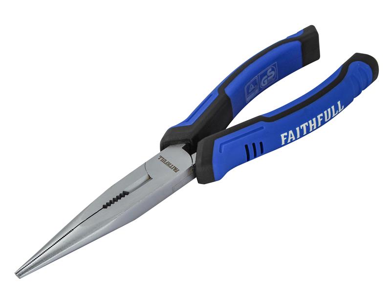 Faithfull Long Nose Pliers 200mm (8in) FAIPLLN8N