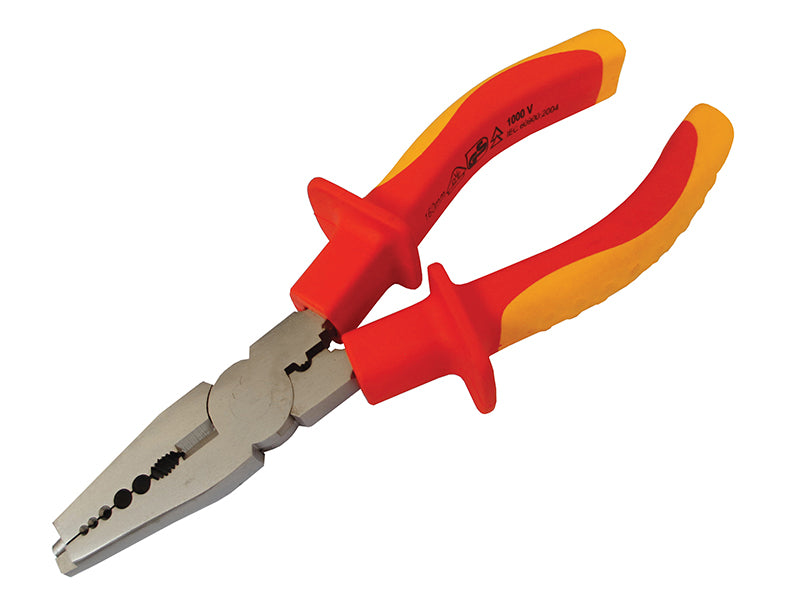 Faithfull VDE Electricians Pliers 170mm FAIPLVDECEP6