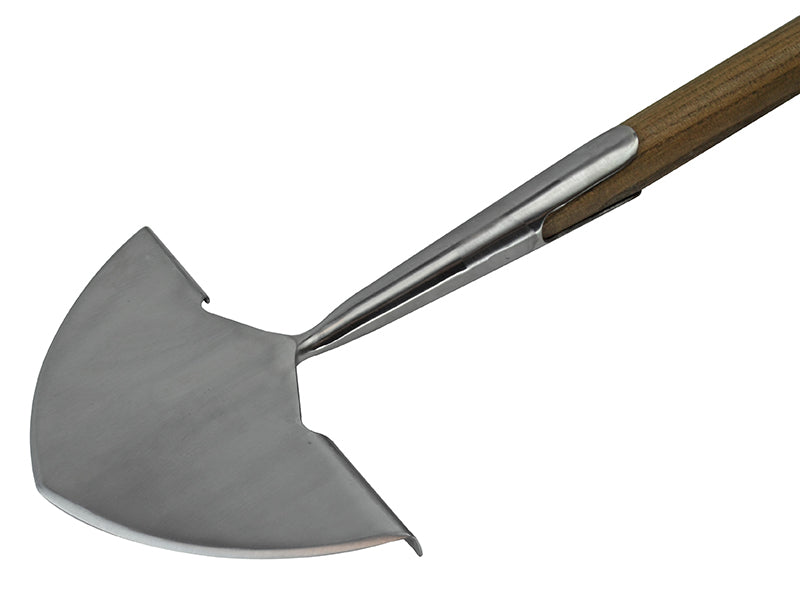 Faithfull Prestige Stainless Steel Edging Iron Ash Handle FAIPRESEISS