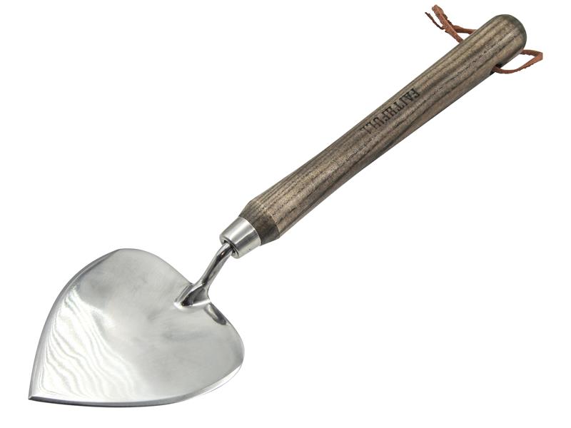 Faithfull Prestige Stainless Steel Dutch Trowel with Ash Handle FAIPRESHTDUT