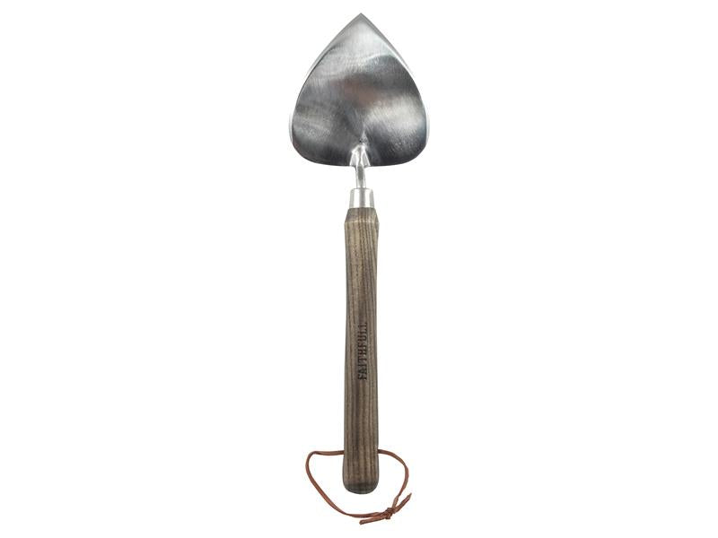 Faithfull Prestige Stainless Steel Dutch Trowel with Ash Handle FAIPRESHTDUT