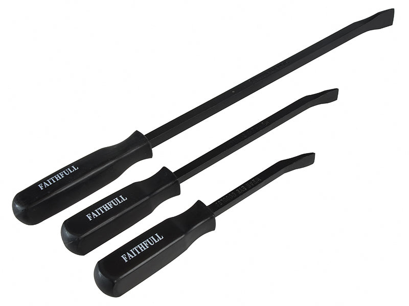 Faithfull Mechanic's Pry Bar Set, 3 Piece 210, 300 & 450mm FAIPRYSET3