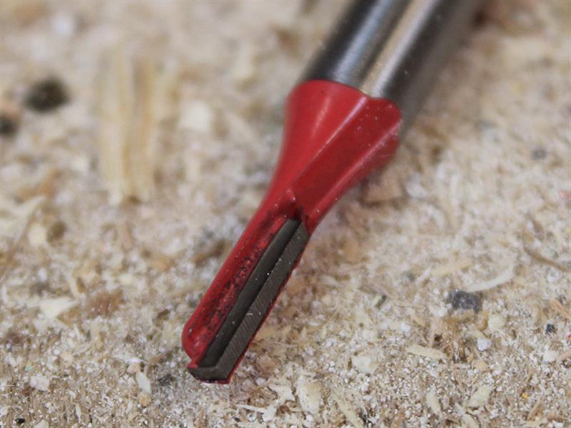 Faithfull Router Bit TCT Single Flute 3.2 x 10mm 1/4in Shank FAIRB11