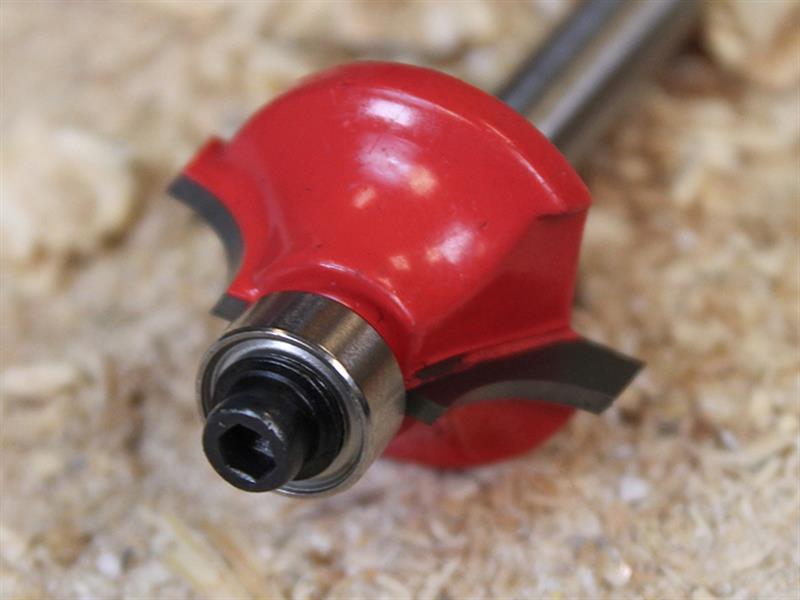 Faithfull Router Bit TCT Ovolo 13.3mm 1/4in Shank FAIRB31