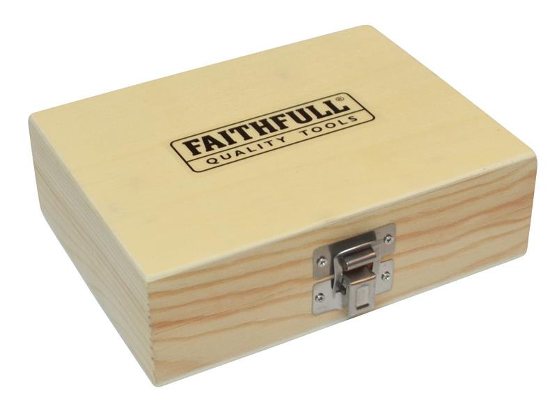 Faithfull 1/4in TCT Router Bit Set, 12 Piece FAIRBS12