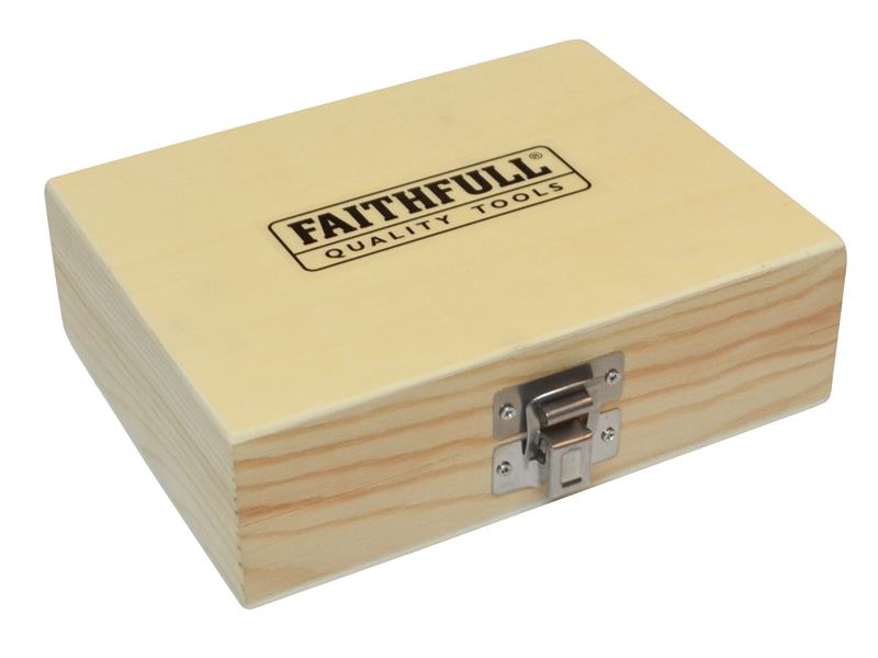 Faithfull 1/4in TCT Router Bit Set, 12 Piece FAIRBS12