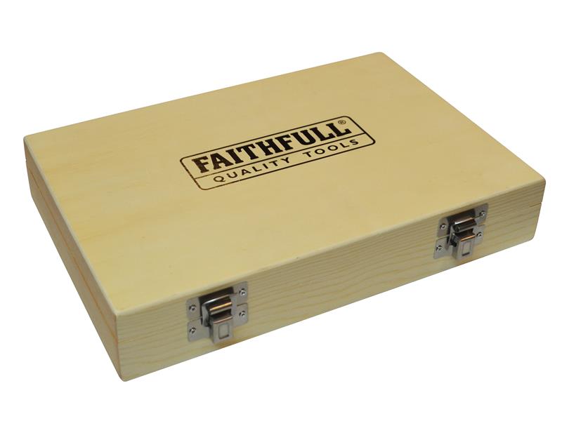 Faithfull 1/4in TCT Router Bit Set, 30 Piece FAIRBS30