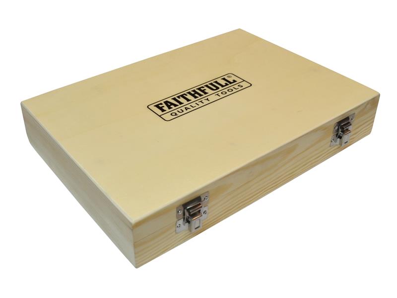 Faithfull 1/2in TCT Router Bit Set, 35 Piece FAIRBS35