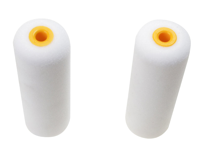 Faithfull Foam Mini Roller Refills 100mm (4in) Pack of 2 FAIRMINI2F