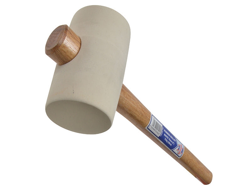 Faithfull Rubber Mallet - White 794g (28oz) FAIRMW3