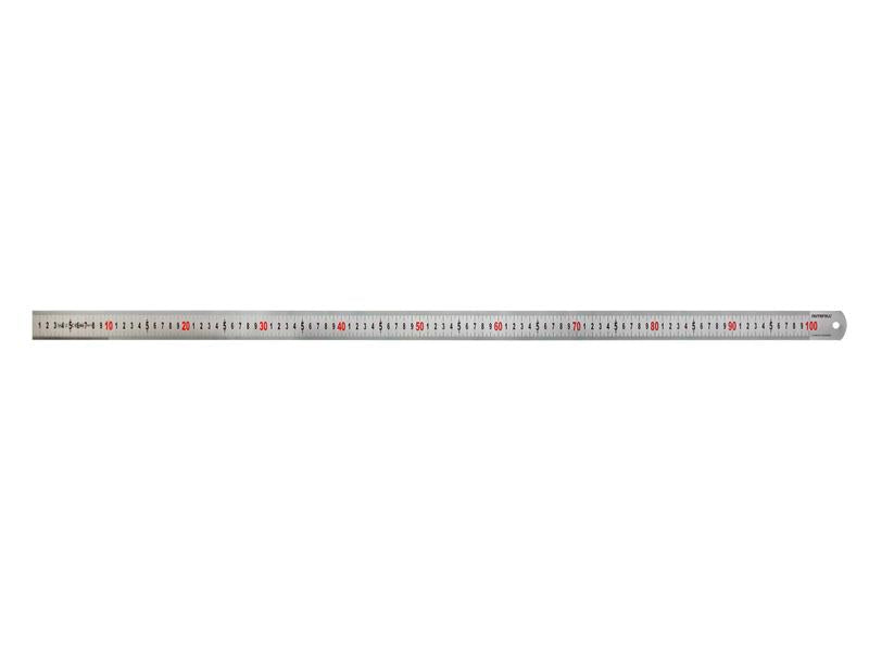 Faithfull Matt Silver Measuring Rule 1000mm FAIRUL1000MS
