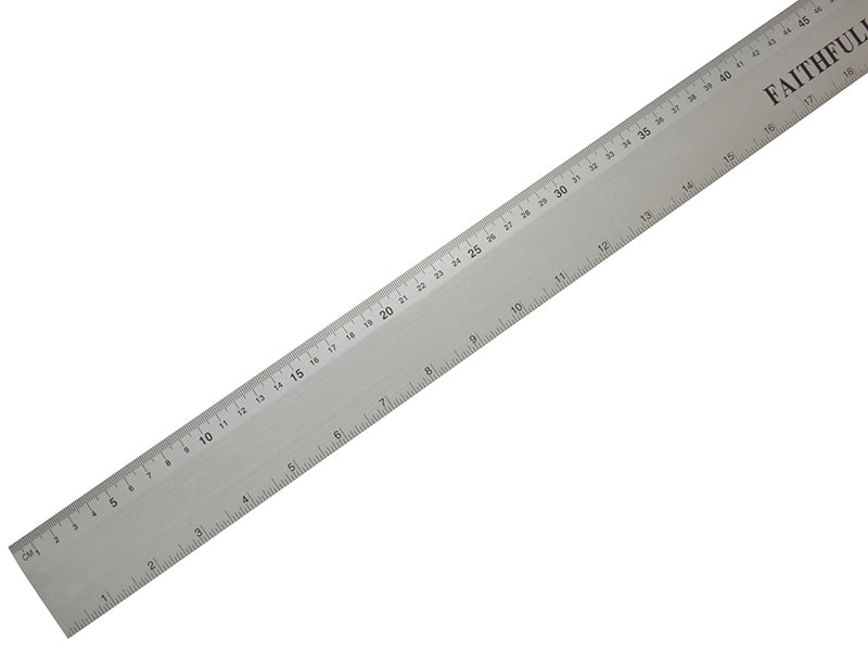 Faithfull Aluminium Flat Rule 1m/39in FAIRULE1000