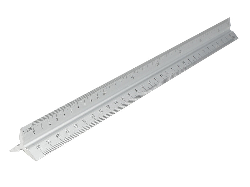 Faithfull Aluminium Triangle Scale Rule 300mm FAIRULETRI