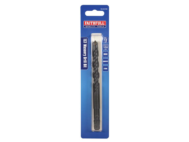 Faithfull Standard Masonry Drill Bit 12 x 150mm FAIS12150