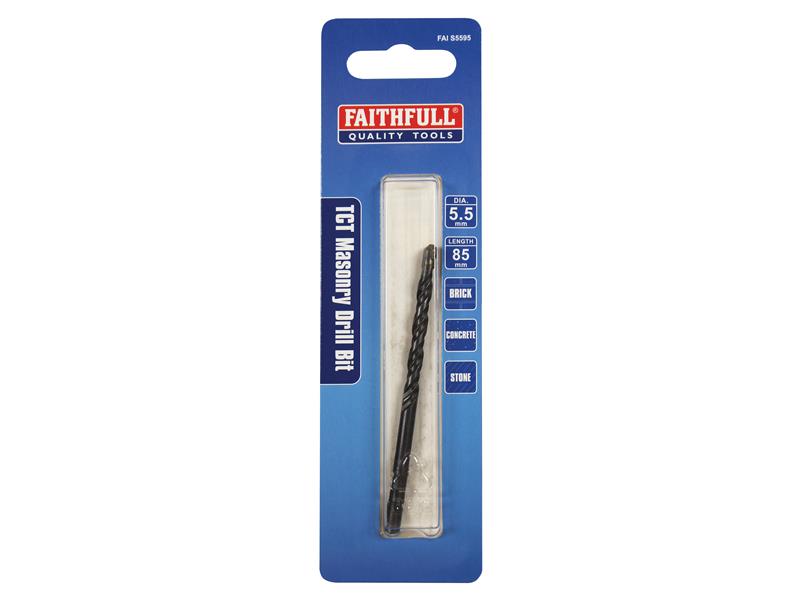 Faithfull Standard Masonry Drill Bit 5.5 x 85mm FAIS5595