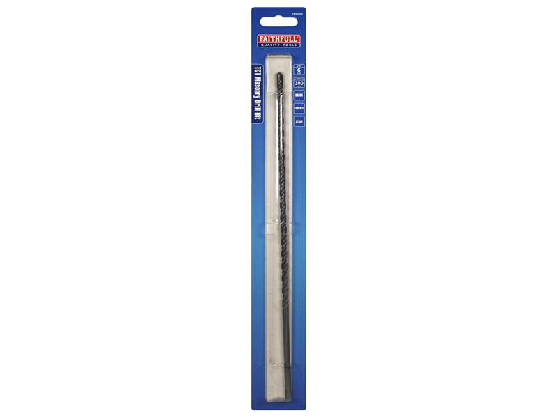 Faithfull Standard Masonry Drill Bit 6 x 300mm FAIS6300