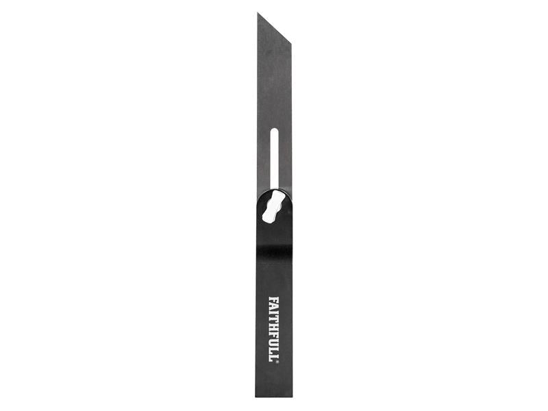 Faithfull CNC Heavy Duty Sliding Bevel 250mm 10in Aluminium FAISBHDCNC
