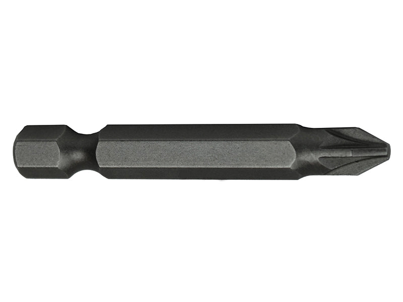 Faithfull Pozi S2 Grade Steel Screwdriver Bits PZ2 x 50mm (Pack 3) FAISBPZ250