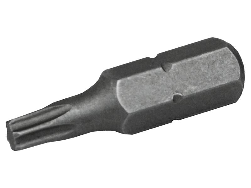 Faithfull Torx S2 Grade Steel Screwdriver Bits TX10 x 25mm (Pack 3) FAISBT1025