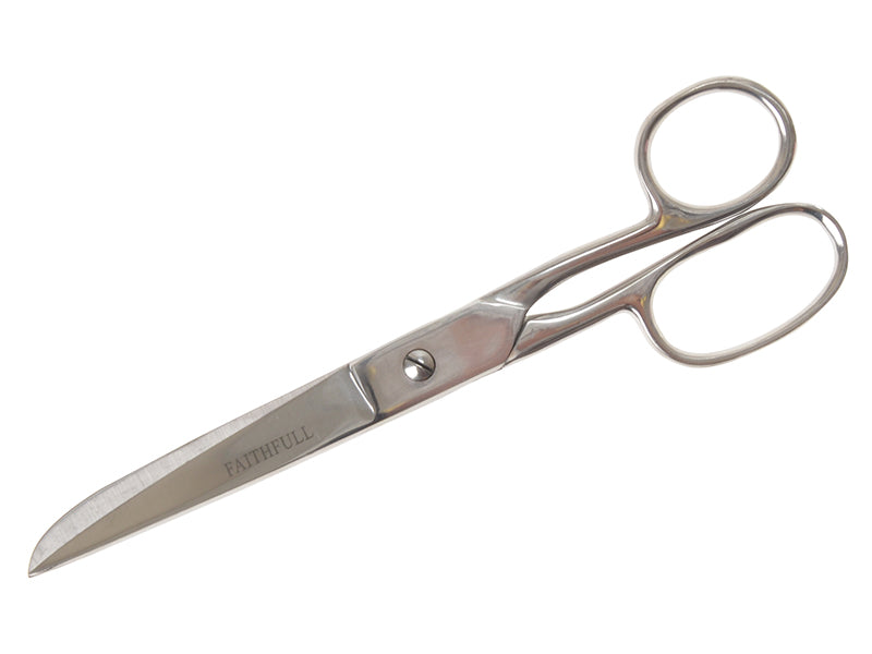 Faithfull Sewing Scissors 200mm 8in Textiles Threads Paper Card String FAISCSS8
