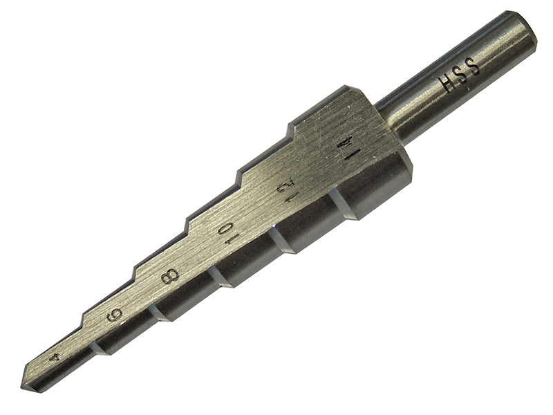 Faithfull HSS Step Drill Bit 4-14mm FAISD412