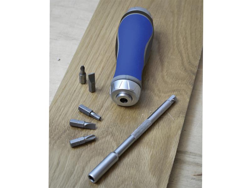 Faithfull Ratchet Screwdriver Set, 13 Piece FAISDSET13R