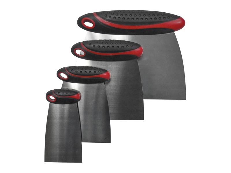 Faithfull Stainless Steel Filler & Spreader Set, 4 Piece FAISGFILLERS