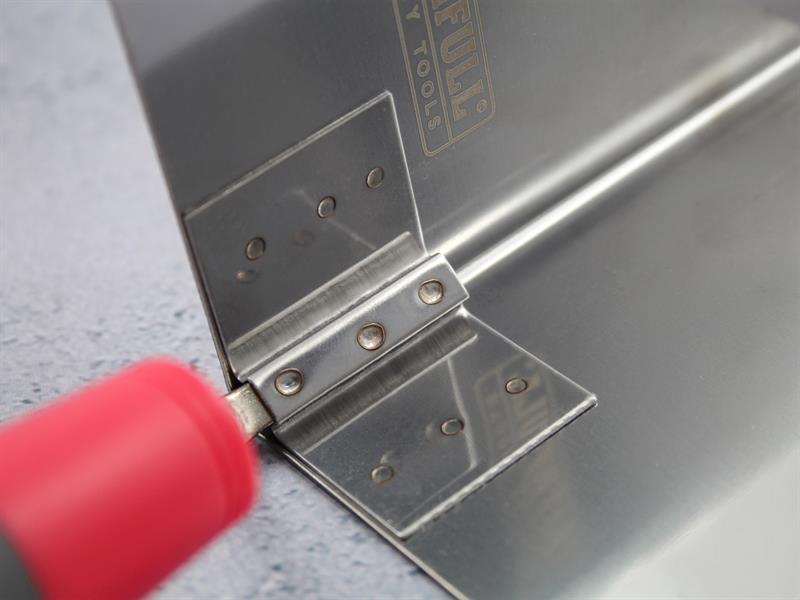Faithfull Internal Corner Trowel Stainless Steel Soft Grip Handle 4 x 3 x 3in FAISGTCINTSS