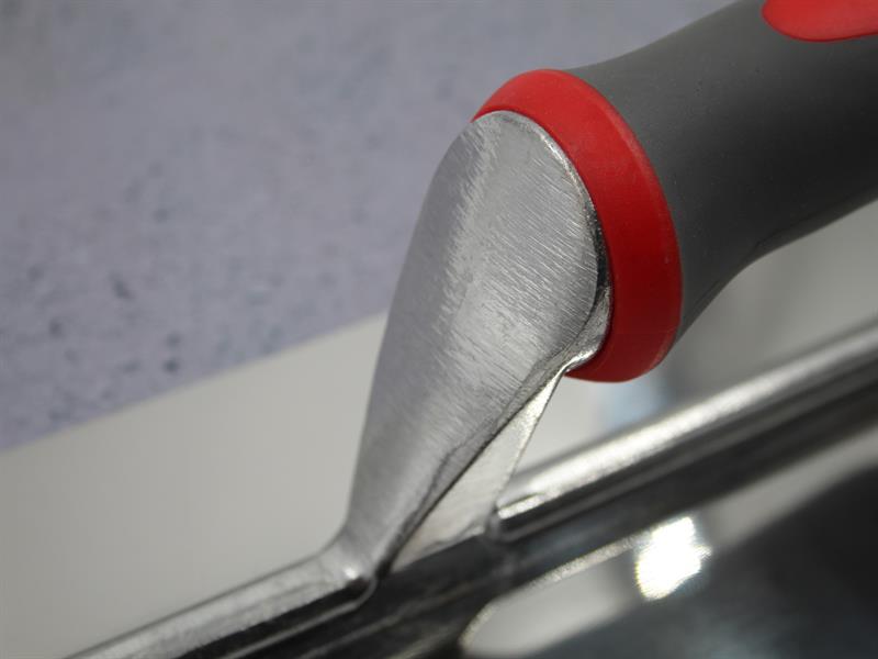 Faithfull Flooring Trowel Stainless Steel Soft Grip Handle 16 x 4in FAISGTFL16SS
