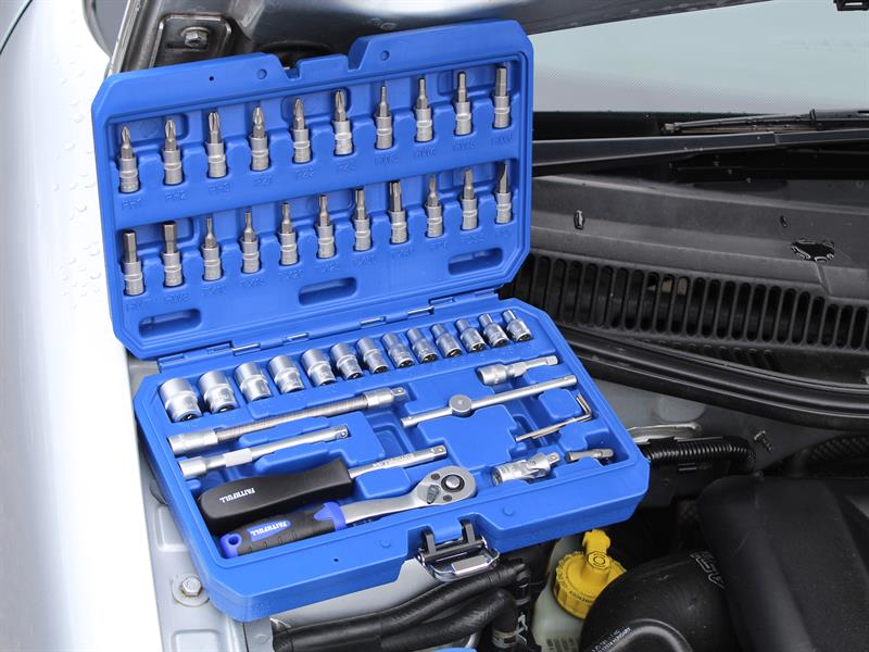 Faithfull 1/4in Drive Socket Set, 46 Piece FAISOC1446MN