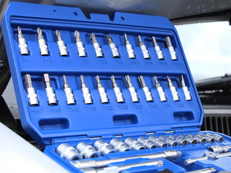 Faithfull 1/4in Drive Socket Set, 46 Piece FAISOC1446MN