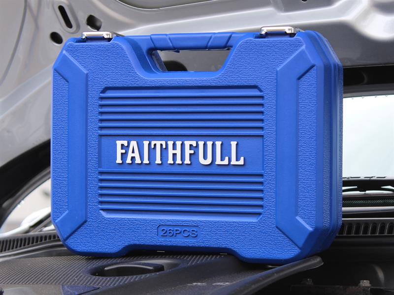 Faithfull 3/8in Drive Socket Set, 26 Piece FAISOC3826MN