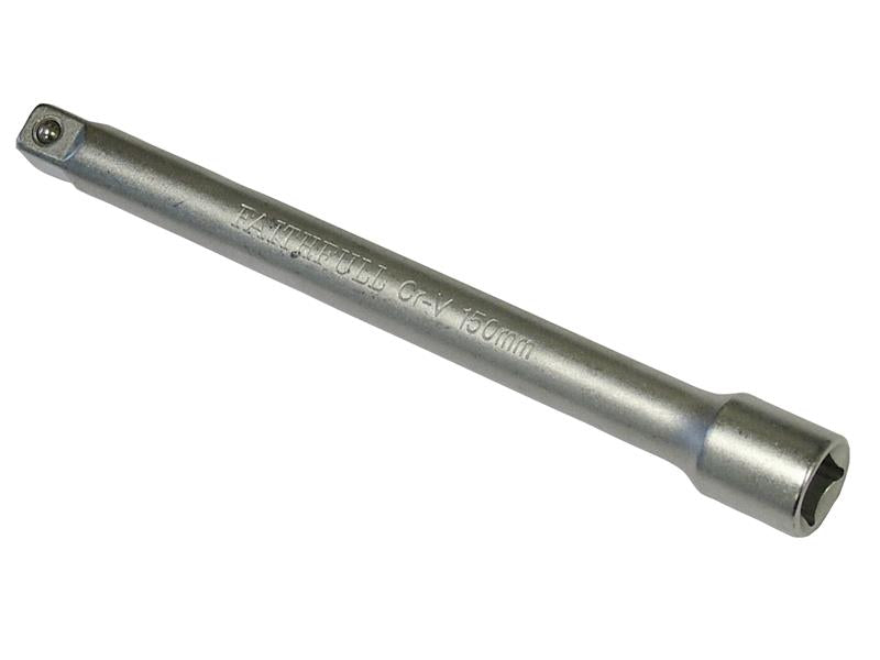 Faithfull 3/8in Drive Extension Bar 250mm Satin Chrome Plated FAISOCE38250