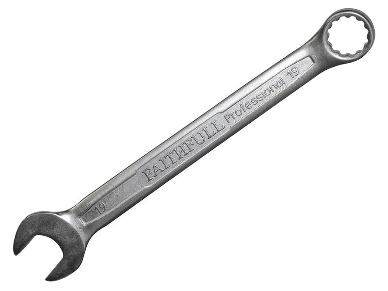 Faithfull Combination Spanner CV Satin Finish 19mm FAISPAC19