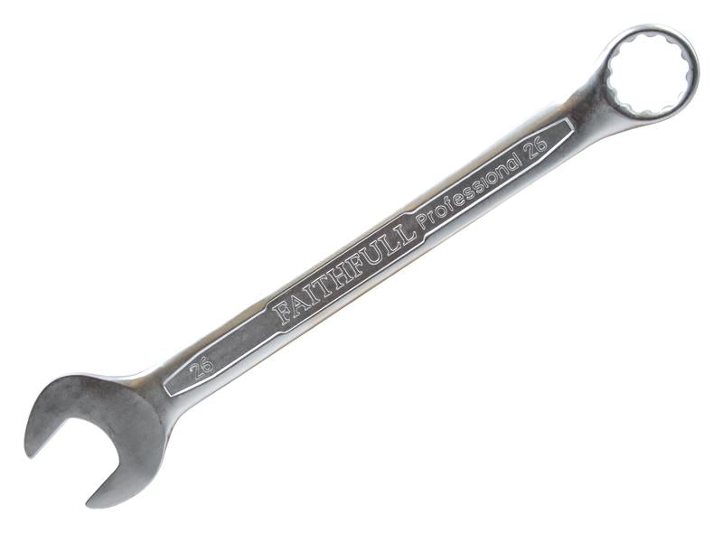 Faithfull Combination Spanner CV Satin Finish 26mm FAISPAC26