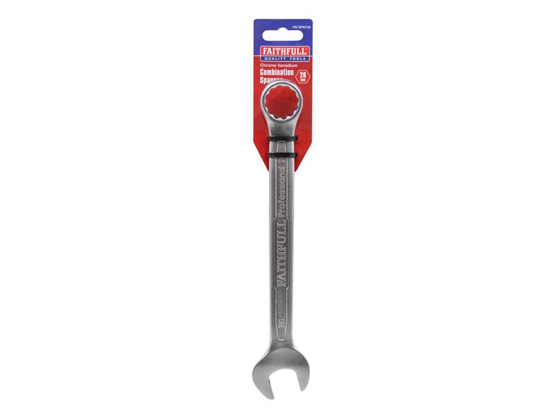 Faithfull Combination Spanner CV Satin Finish 26mm FAISPAC26