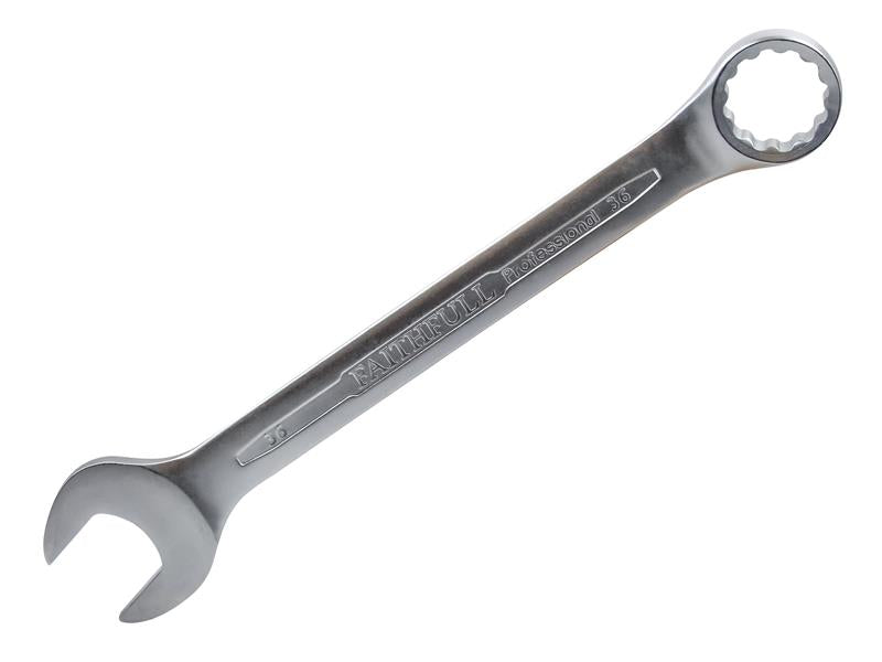 Faithfull Combination Spanner CV Satin Finish 36mm FAISPAC36