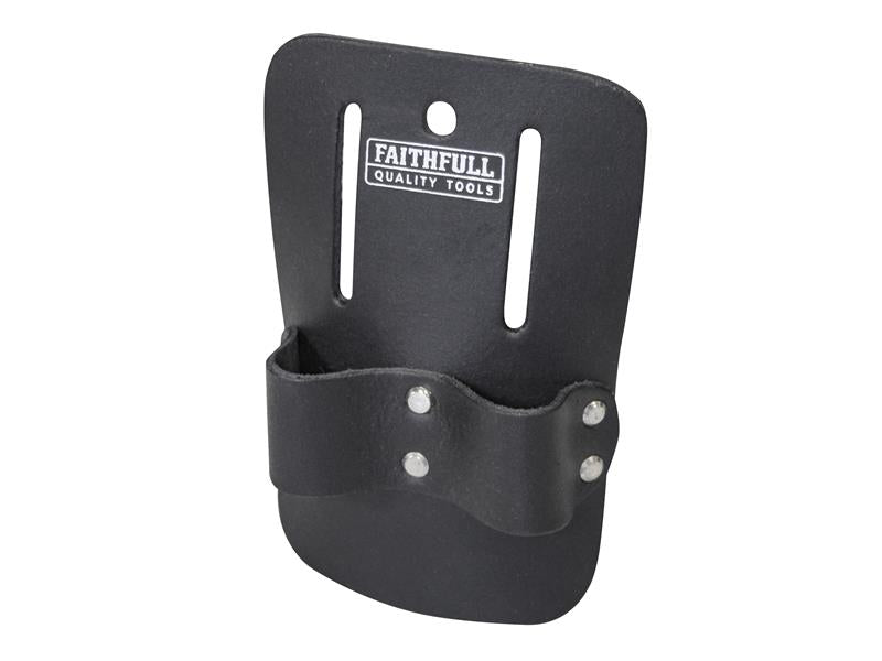 Faithfull Double Scaffold Spanner Holder Belt Fitting Leather FAISSHDB