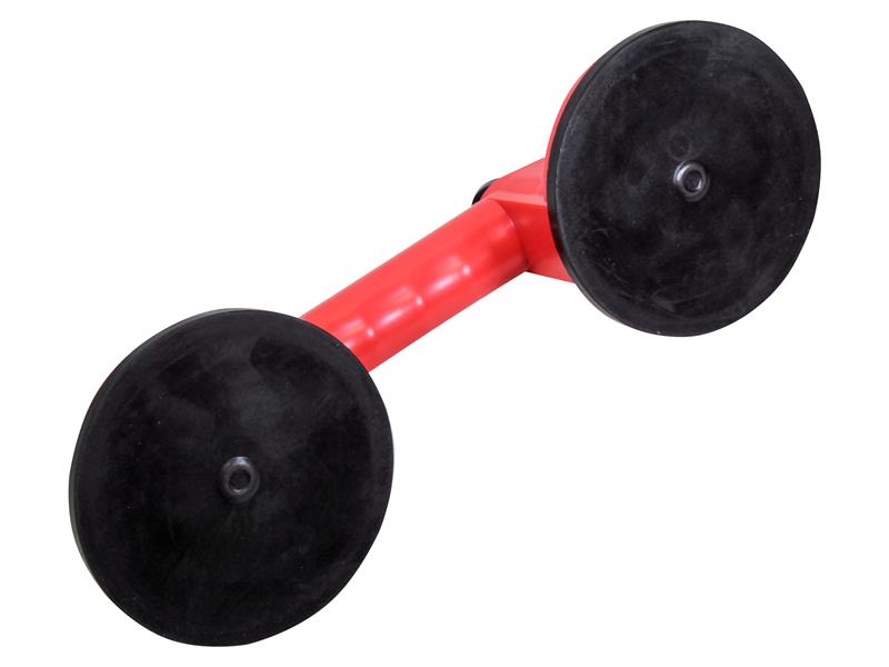 Faithfull Double Pad Suction Lifter 120mm Pads FAISUCPAD2