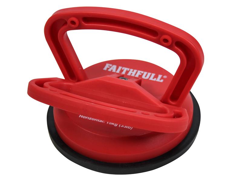 Faithfull Single Pad Suction Lifter 120mm Pad FAISUCPAD