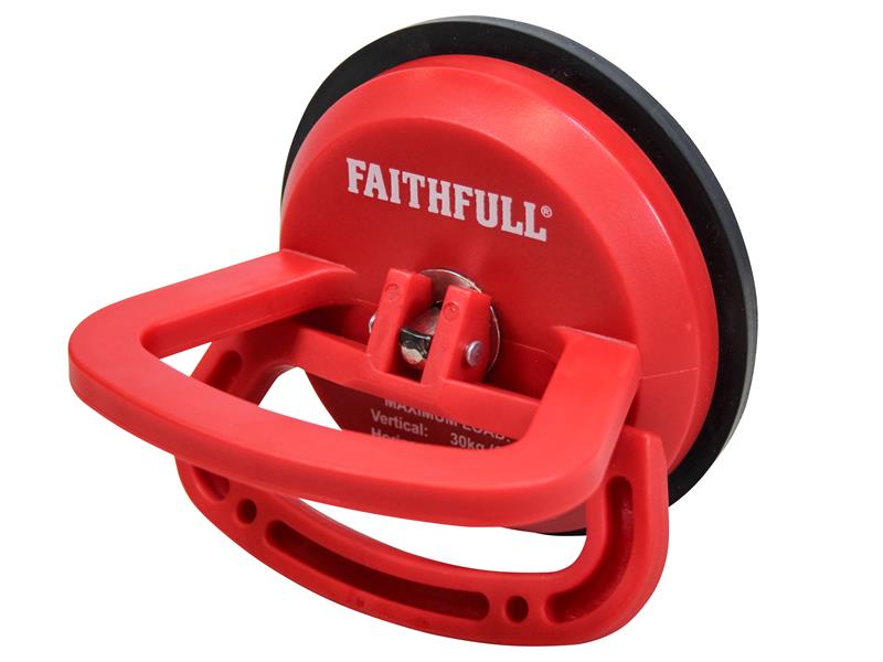 Faithfull Single Pad Suction Lifter 120mm Pad FAISUCPAD