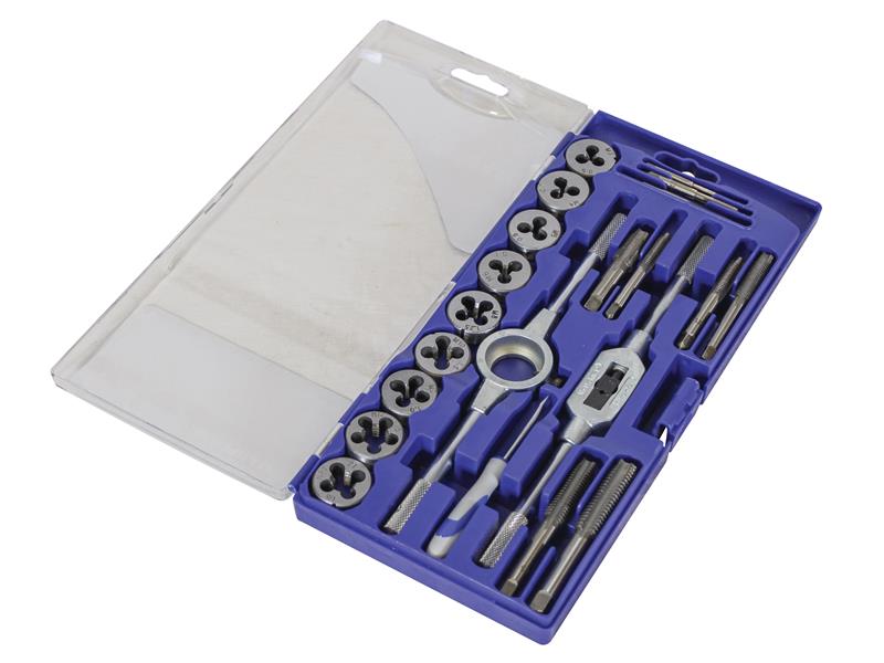Faithfull Metric Tap & Die Set of 21 Carbon Steel FAITAPDSET21