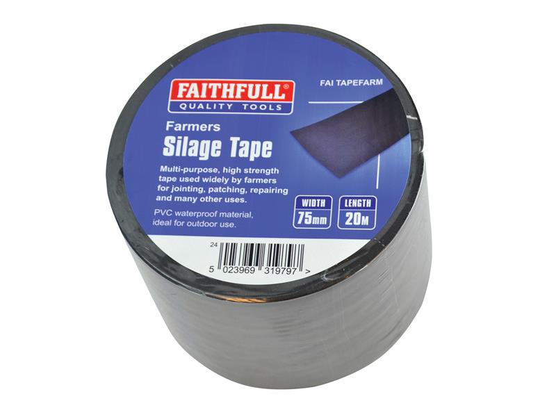Faithfull Farmer's Silage Tape 75mm x 20m FAITAPEFARM