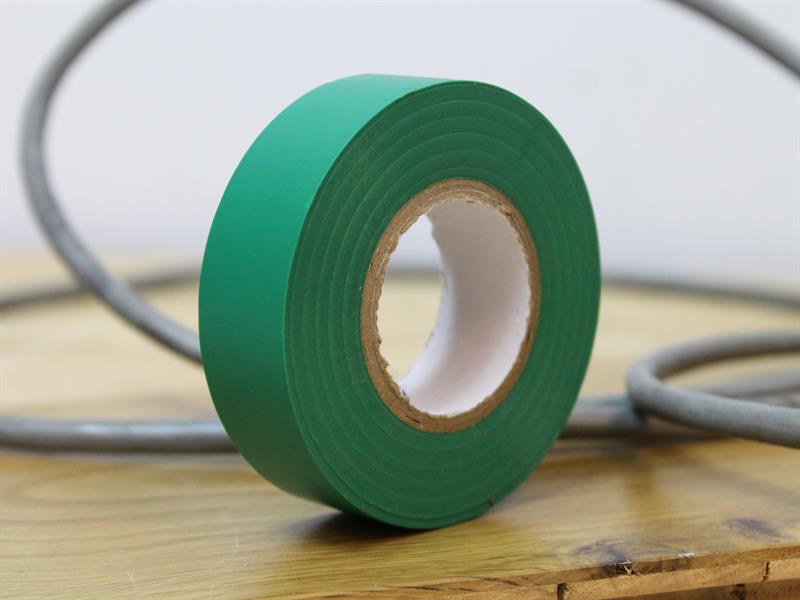 Faithfull PVC Electrical Tape Green 19mm x 20m FAITAPEPVCG