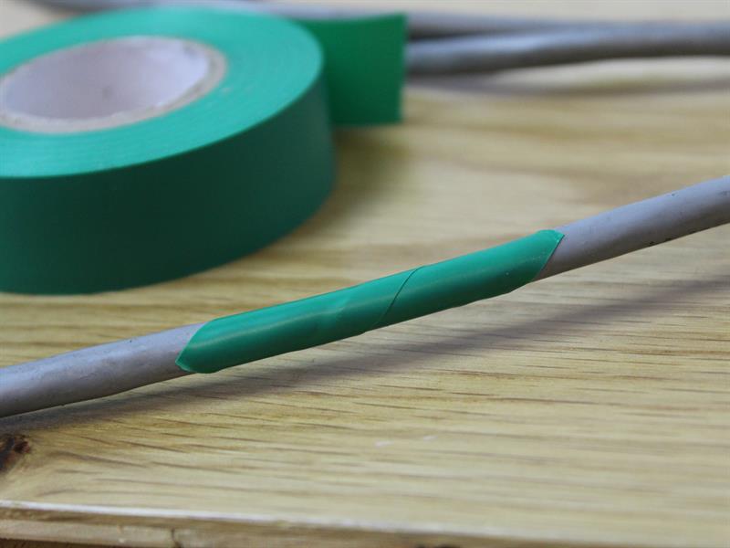 Faithfull PVC Electrical Tape Green 19mm x 20m FAITAPEPVCG